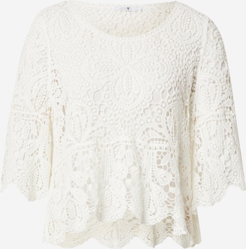 HailysBluza 'Pe44rla' - bijela boja: prednji dio