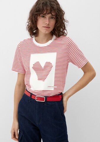 T-shirt s.Oliver en rouge : devant