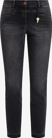 Recover Pants Slimfit Jeans 'Alba' in Zwart: voorkant