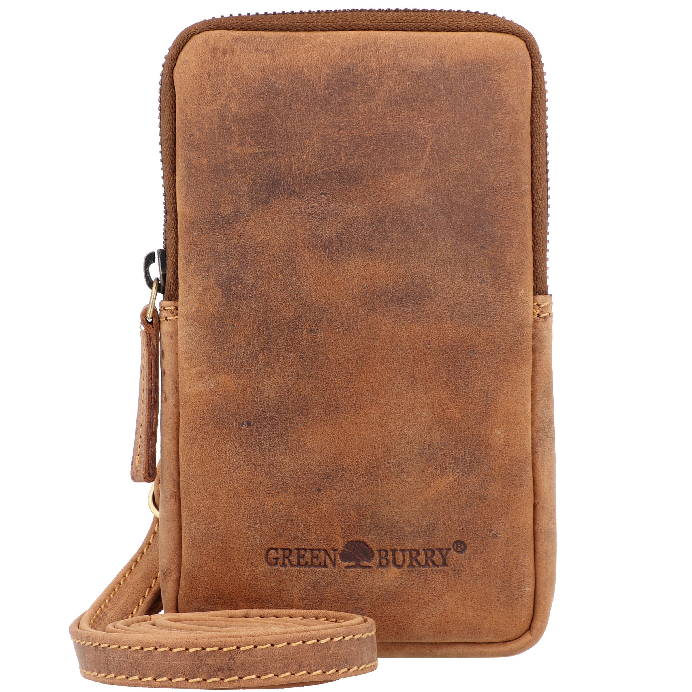GREENBURRY Crossbody bag in Brown: front