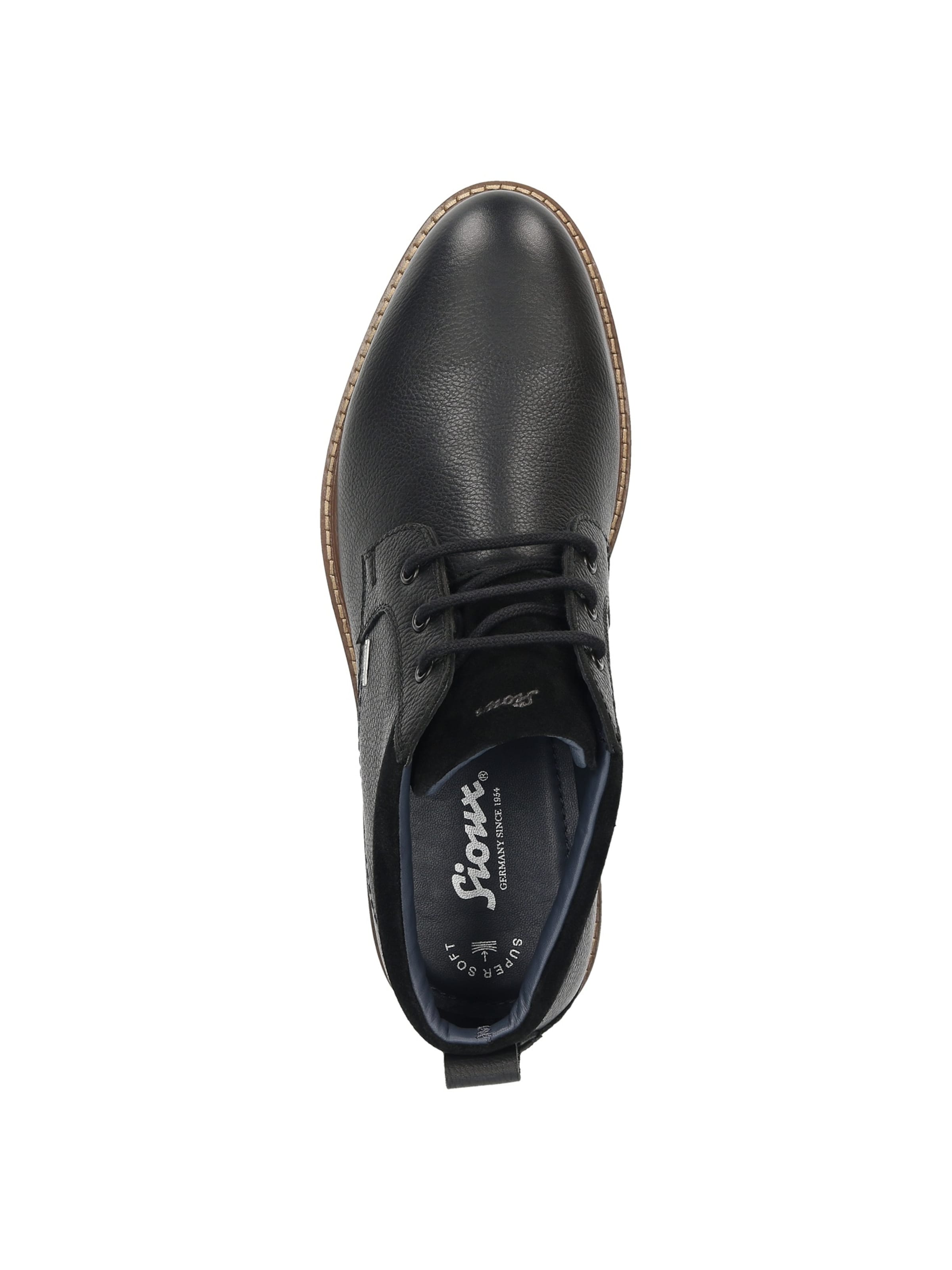 Bottines à lacets ' Rostolo-706-TEX ' SIOUX en noir