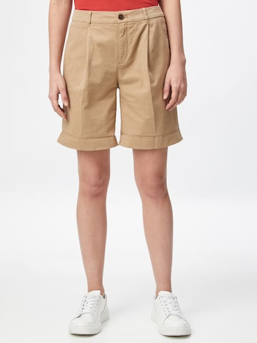 BOSS Orange Loosefit Shorts 'Taggie' in Beige: predná strana