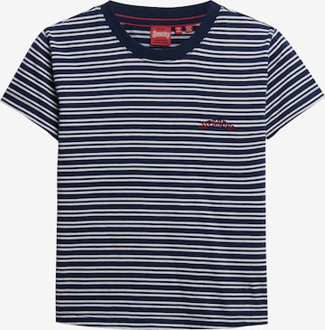 Superdry & Co Shirt 'Essential' in Blue: front