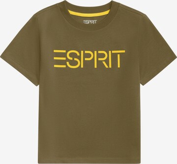 T-Shirt ESPRIT en vert : devant