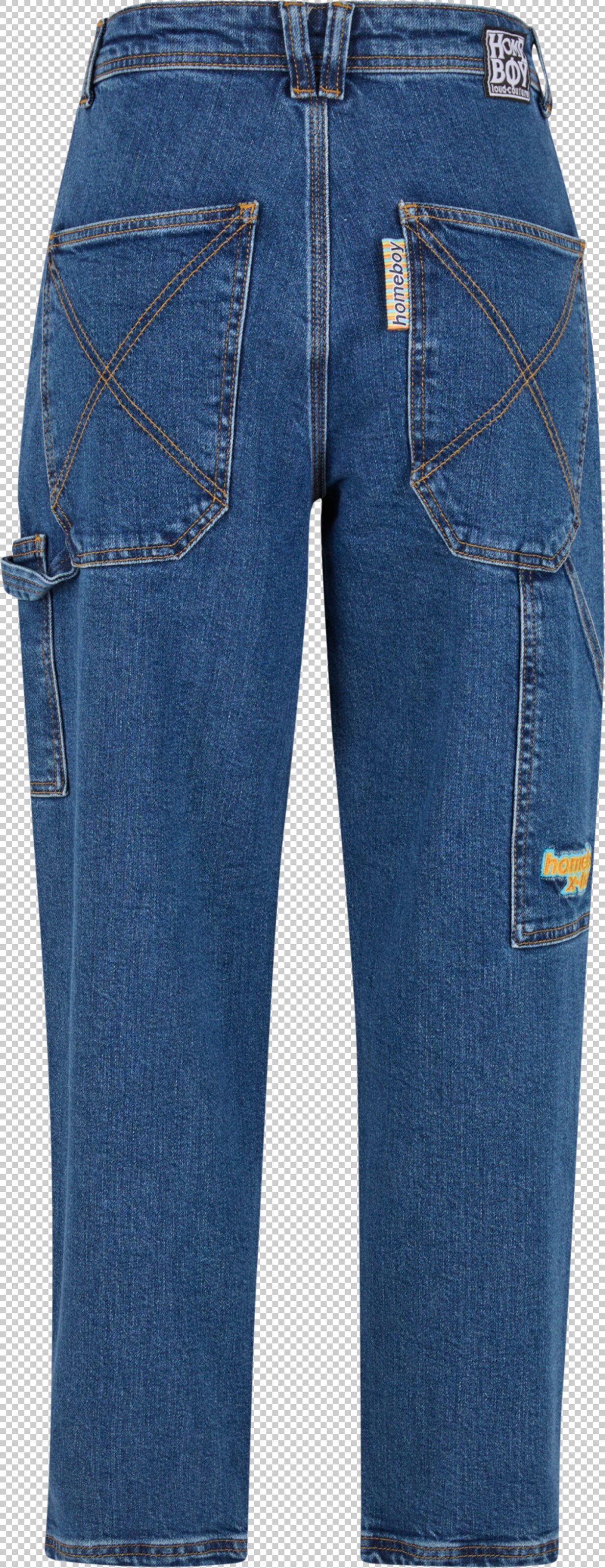 HOMEBOY Loosefit Džíny ' Homeboy x-tra WORK PANTS ' – modrá
