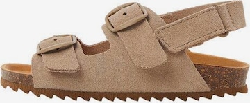 MANGO KIDS Sandals & Slippers 'Carlob' in Brown: front