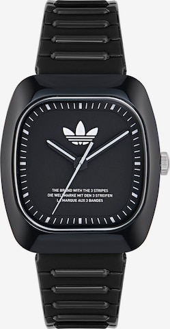 ADIDAS ORIGINALS Analoog horloge in Zwart: voorkant