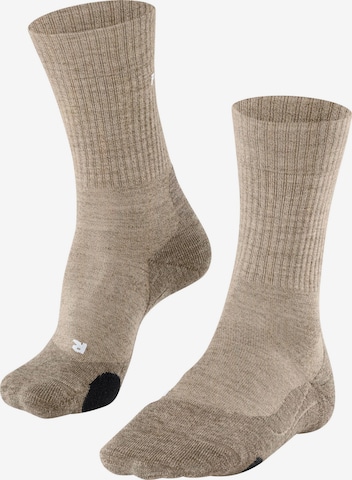 FALKE Athletic Socks in Beige: front