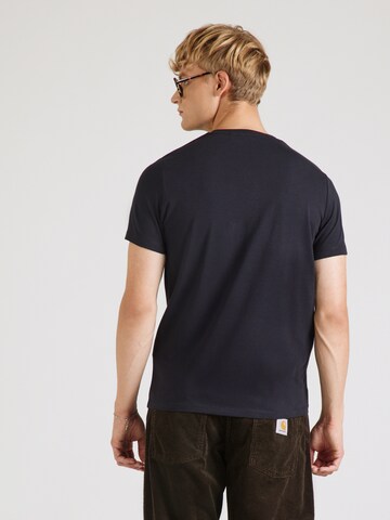 Karl Lagerfeld Тениска в синьо: отзад