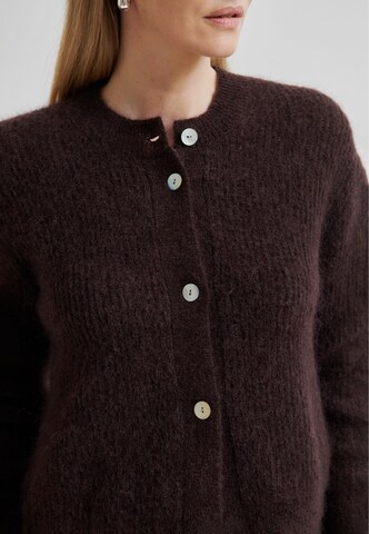 SECOND FEMALE Strickjacke 'Andrea' in Braun