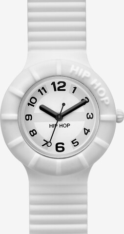 Hip Hop Uhr in Weiß: Vorderseite