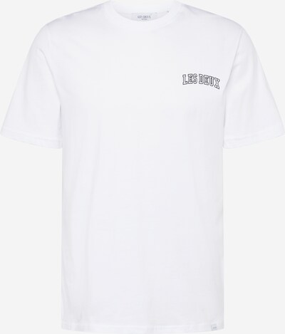 Les Deux Тениска 'Blake' в черен меланж / бяло, Преглед на продукта