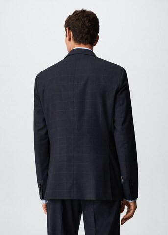 MANGO MAN Slim fit Suit Jacket 'Brasilia' in Blue