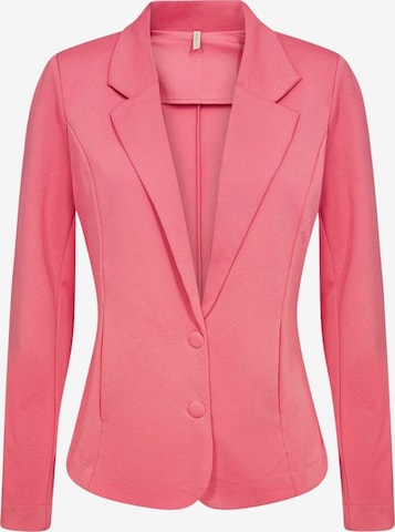 Blazer ' SC-DANIELA 1 ' Soyaconcept en rose : devant