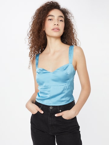 Abercrombie & Fitch Top in Blue: front
