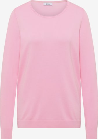 CECIL Pullover in Pink: Vorderseite