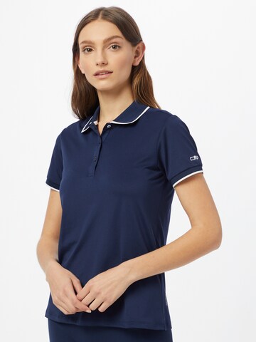 CMP Performance shirt in Blue: front