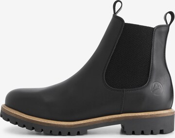 Travelin Chelsea Boots 'Randers' in Schwarz