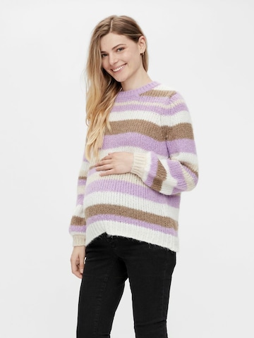 MAMALICIOUS Sweater 'PCMCARMEN' in Mixed colors: front