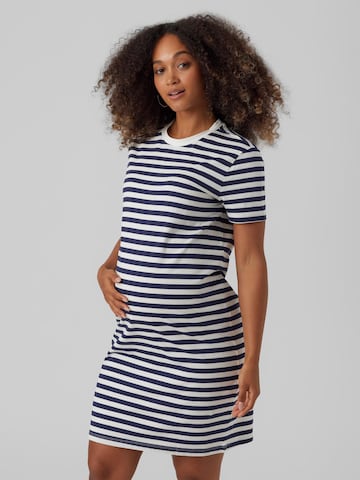 Vero Moda Maternity Jurk 'MOLLY' in Blauw: voorkant