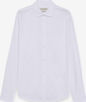 Trussardi - Camisa en blanco: frente