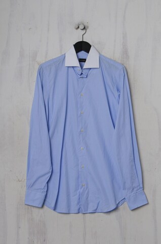 Windsor Button Up Shirt in S in Blue: front