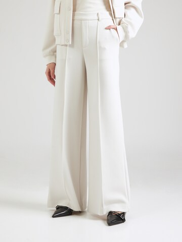 Wide Leg Pantalon OUI en beige : devant
