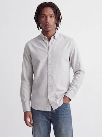 JACK & JONES Regular Fit Hemd in Grau: Vorderseite