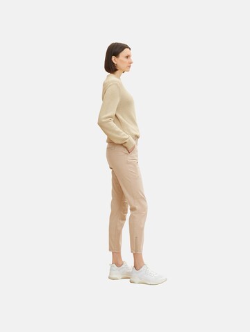 TOM TAILOR Slimfit Hose in Beige