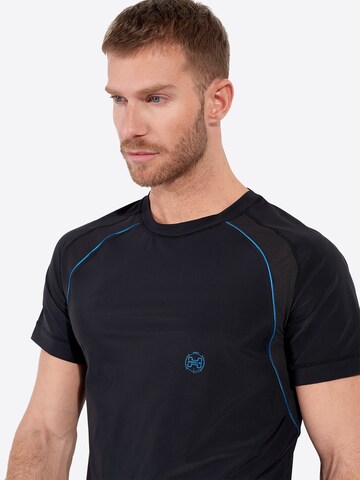 HOM Performance shirt ' Sports Lab Crew Neck ' in Black