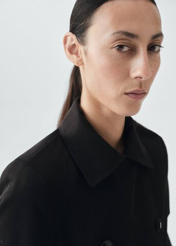 MANGO Mantel 'Eiffel' in Schwarz