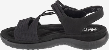 Sandales 'Rieker Sandals 64870' Rieker en noir : devant
