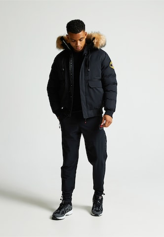 Zavetti Canada ABELLI 2.0 HOODED BOMBER JACKET ' ' in Schwarz