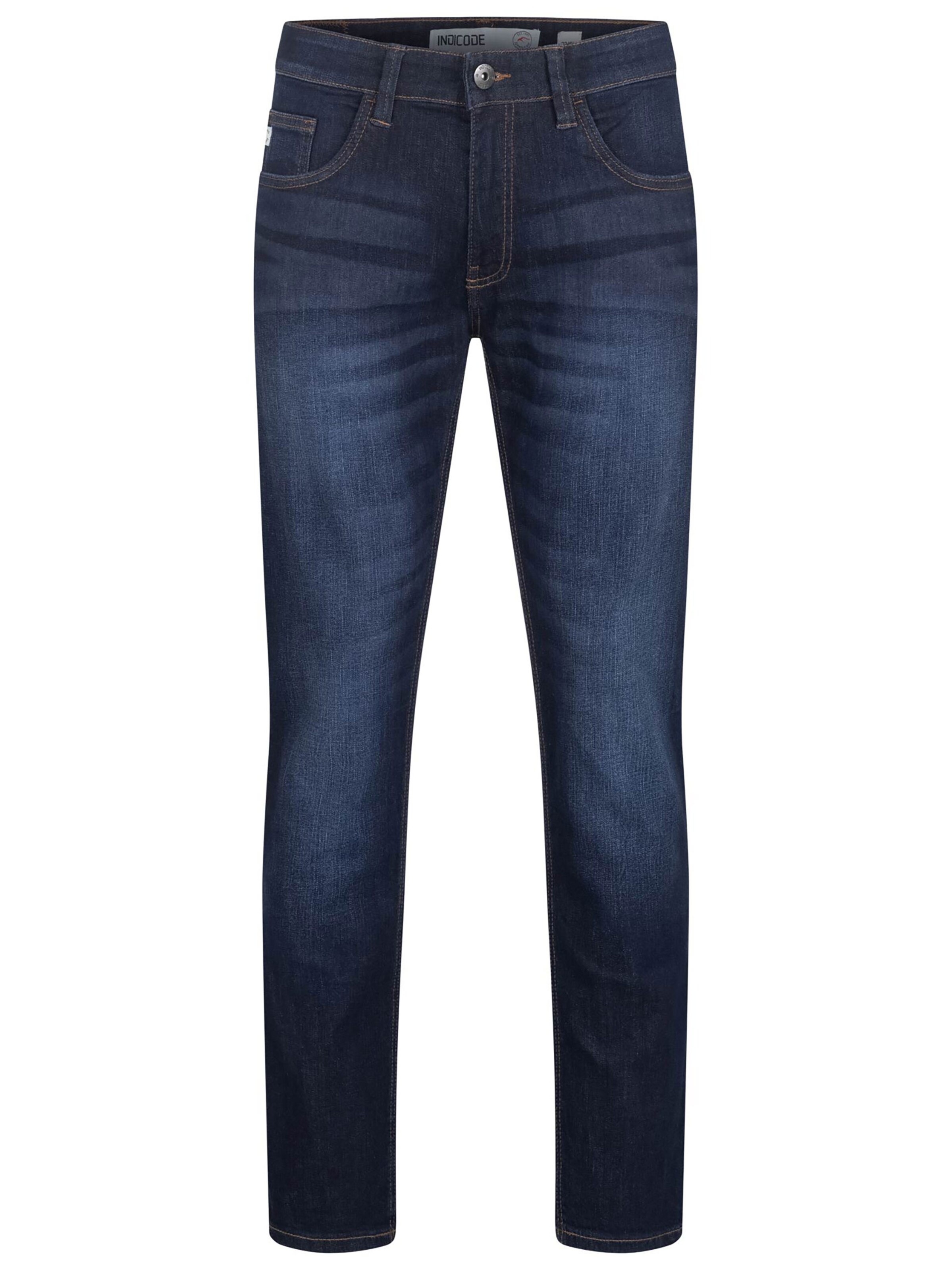 INDICODE JEANS Regular Jeans 'Ingianluca' in Blue: front