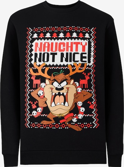 Megztinis be užsegimo 'ONSXMAS' iš Only & Sons, spalva – šviesiai ruda / šviesiai raudona / juoda / balta, Prekių apžvalga