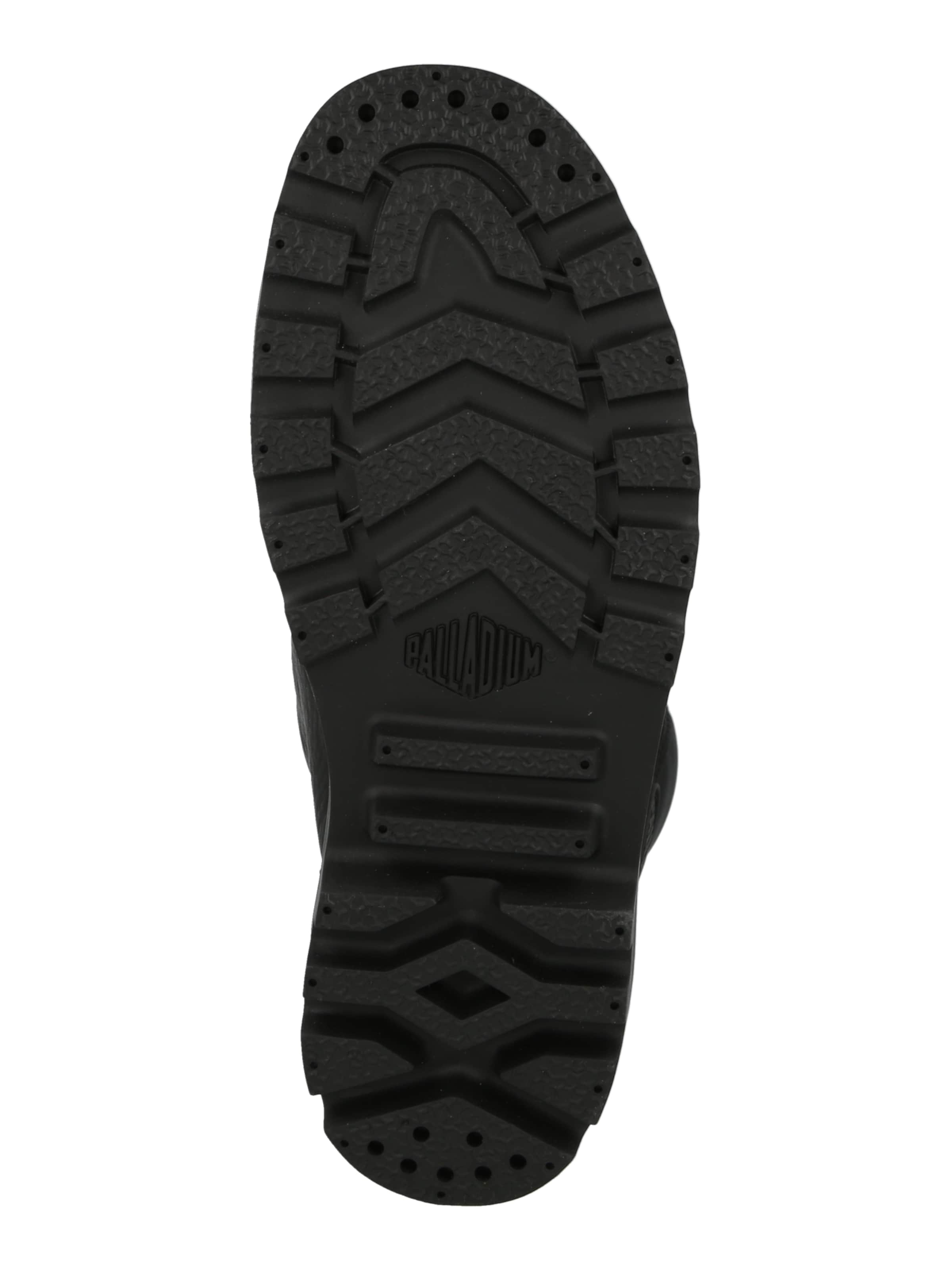 Palladium Μπότες με κορδόνια 'Pampa' σε μαύρο