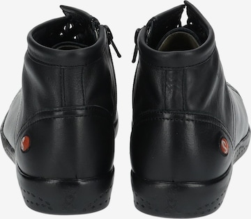 Softinos Sneakers hoog in Zwart