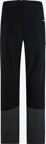 ZIENER Regular Workout Pants 'NELIUS' in Black