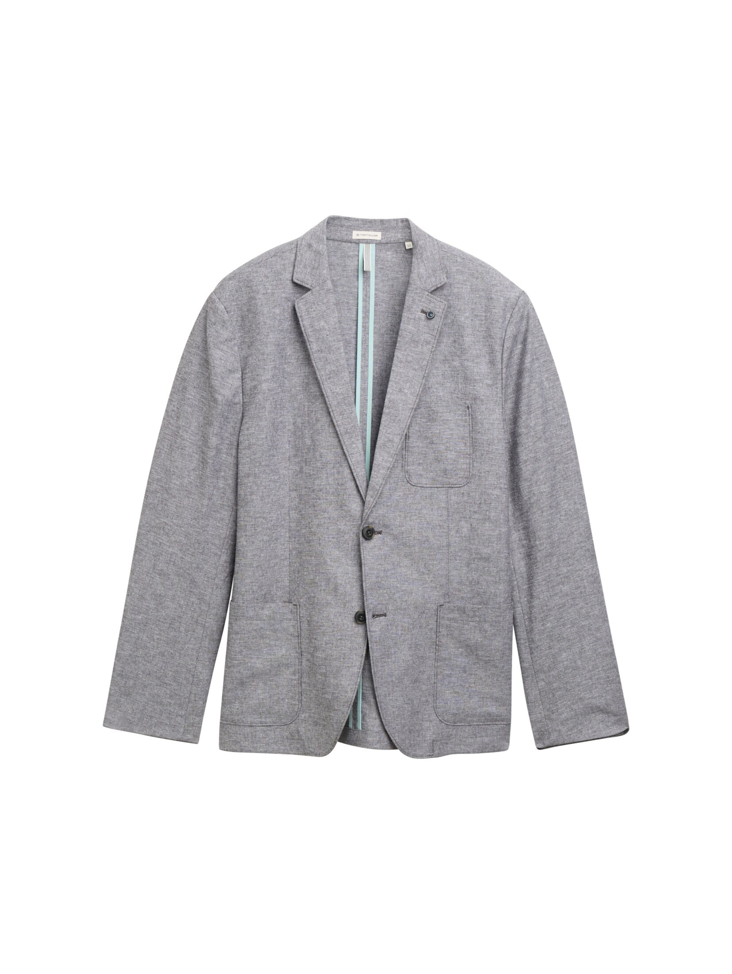 TOM TAILOR Sakko in Grau: Vorderseite