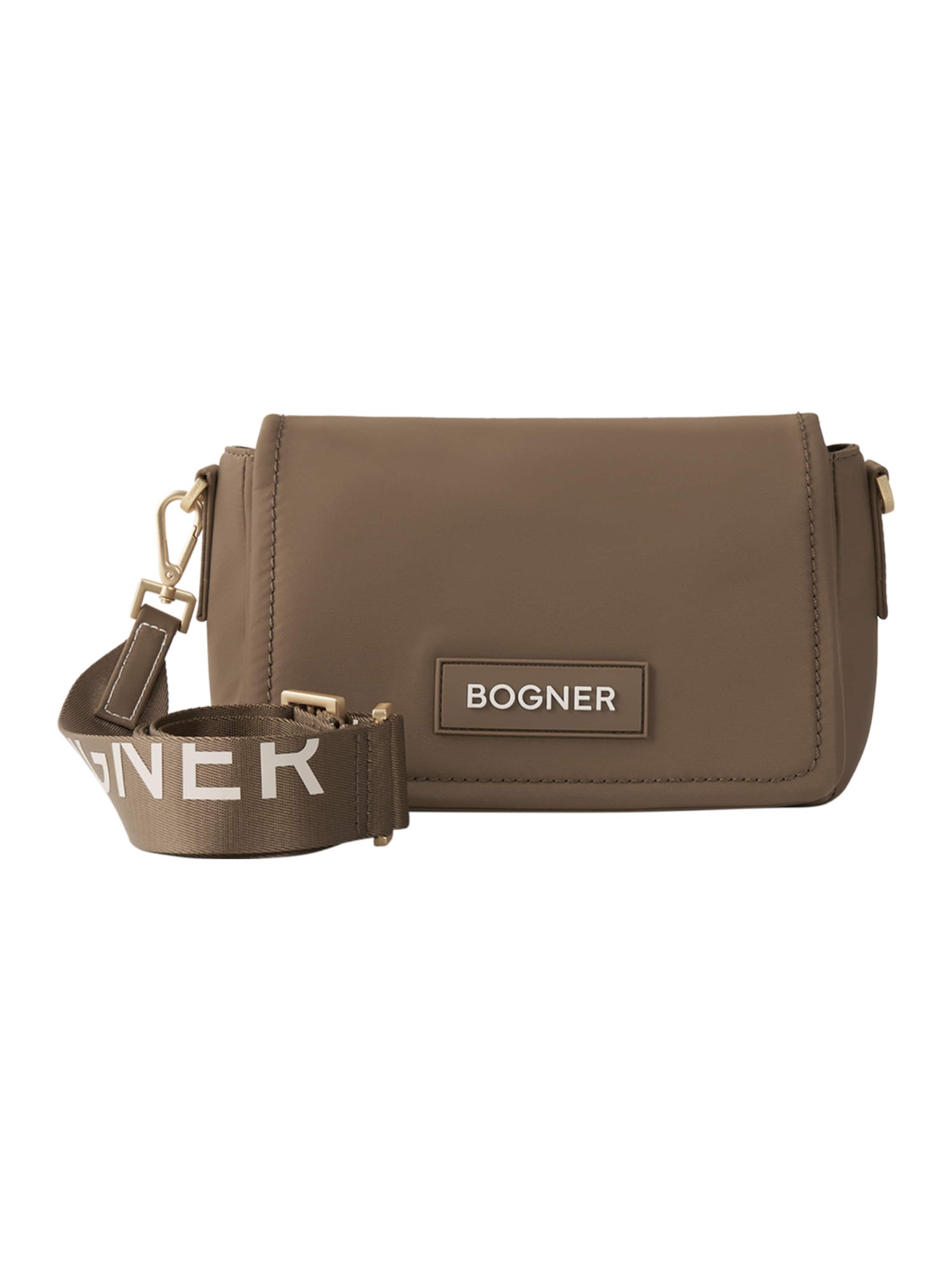 BOGNER Umhängetasche 'Saxon Bar' in Braun: Vorderseite