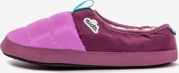 Nuvola. Hausschuh 'Classic Shades' in Lila: Vorderseite