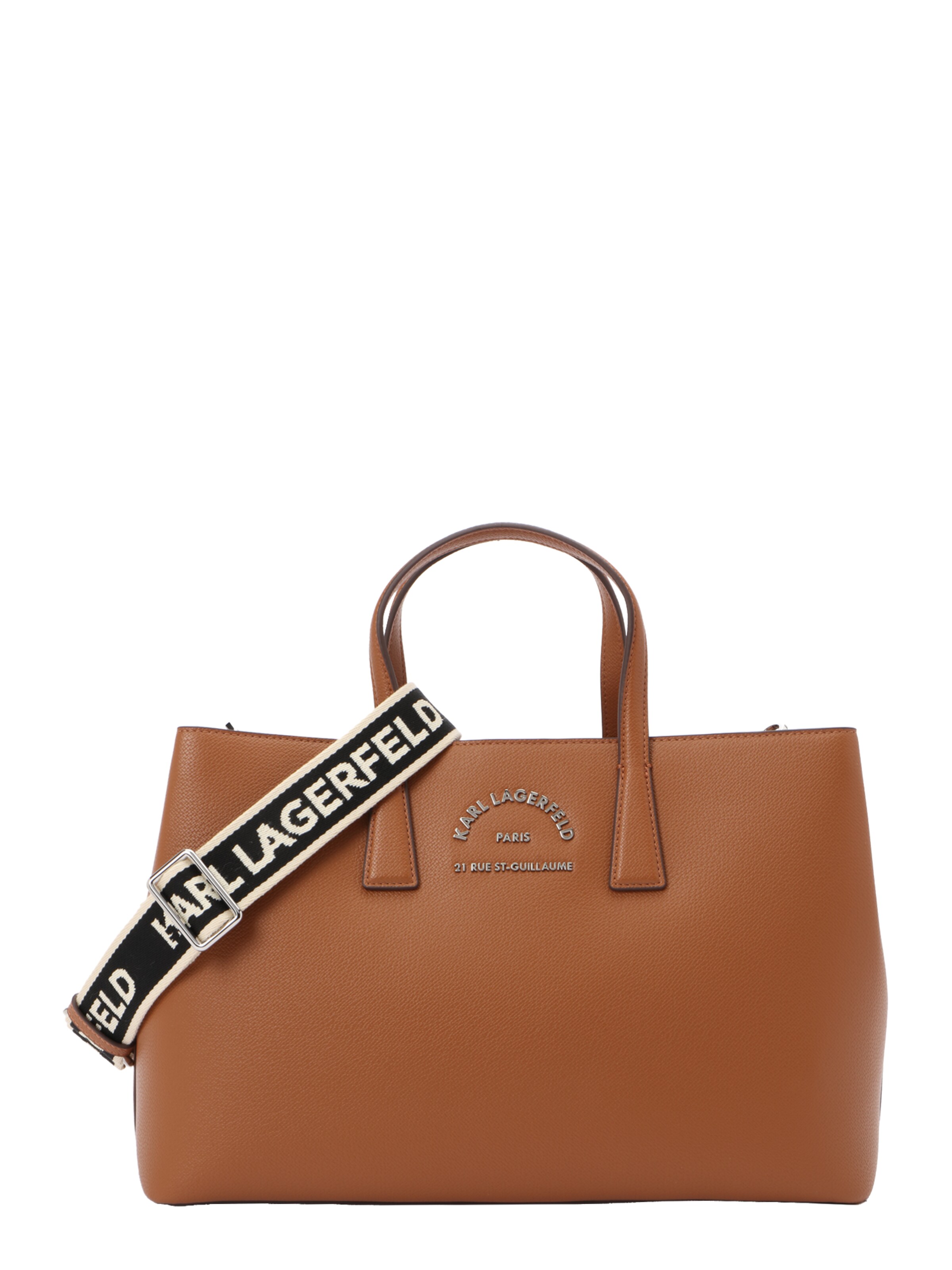 Karl Lagerfeld Handtasche 'Rue St-Guillaume' in Braun: Vorderseite