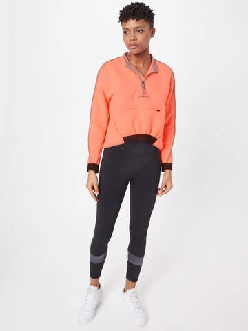 ADIDAS TERREX Αθλητική μπλούζα φούτερ σε πορτοκαλί