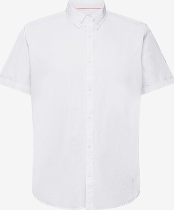 ESPRIT Slim fit Overhemd in Wit: voorkant