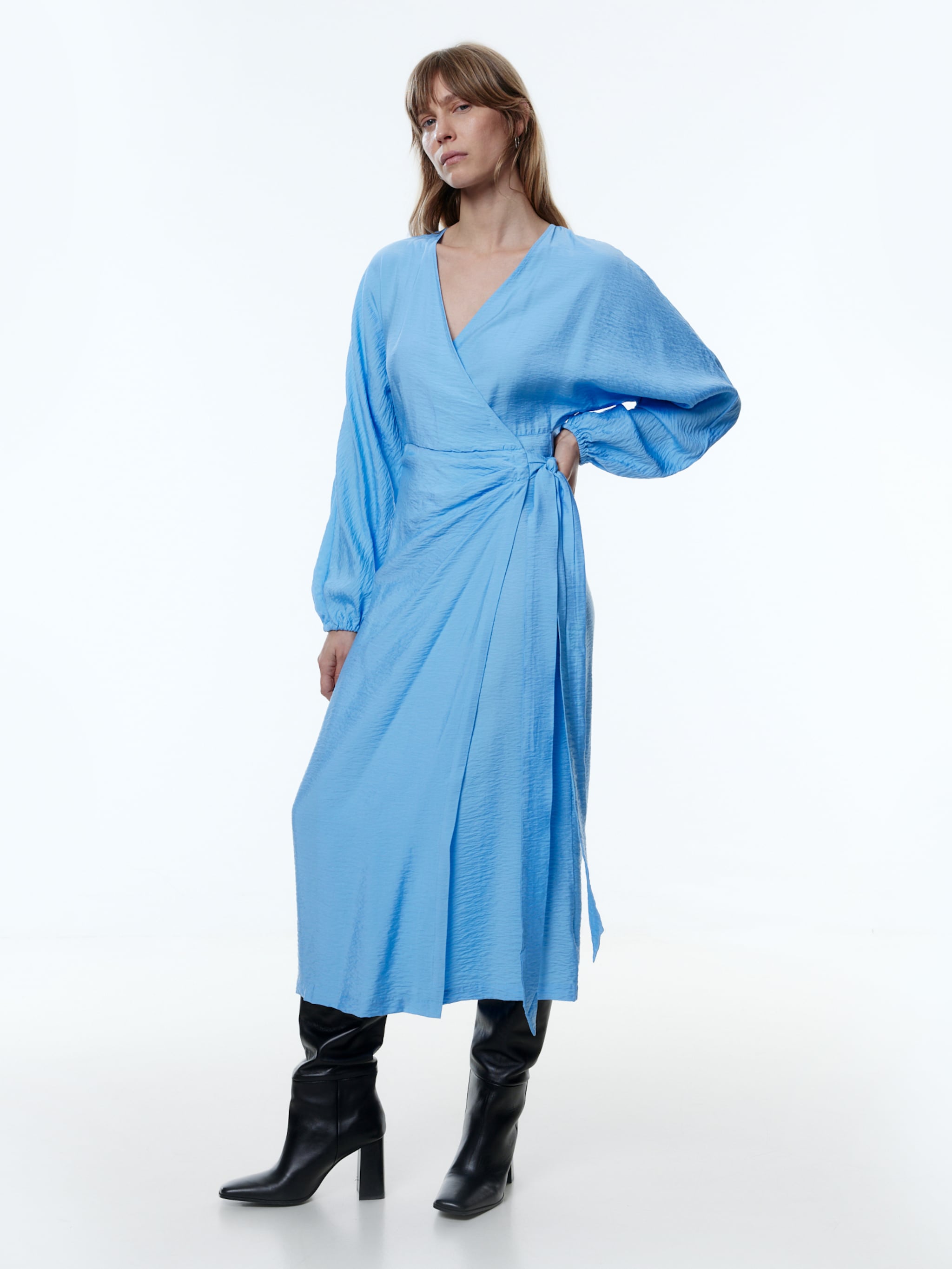 EDITED Producten Jurk 'Oceane' Blauw