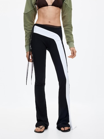 Desigual - Acampanado Pantalón en negro: frente