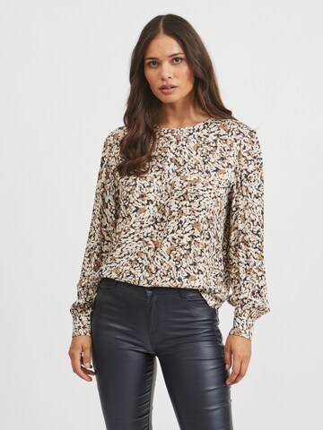 VILA Bluse 'Elodie' in Braun: Vorderseite