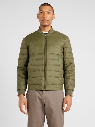 TOMMY HILFIGER - Casaco de inverno em verde: frente