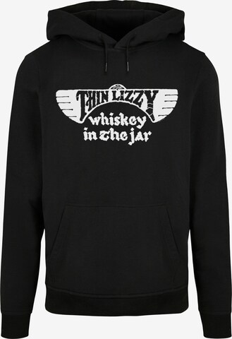 Sweat-shirt 'Thin Lizzy - Whiskey Amended' Merchcode en noir : devant