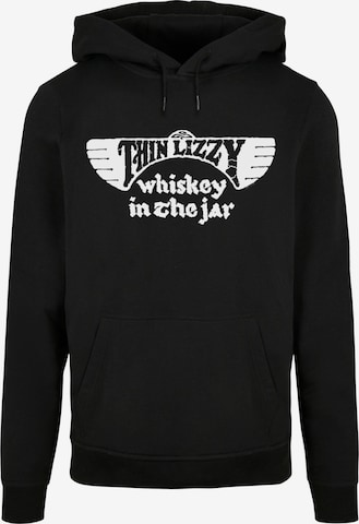 Merchcode Sweatshirt 'Thin Lizzy - Whiskey' in Zwart: voorkant